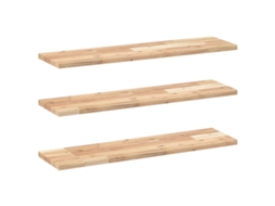 Floating Shelf, Floating Shelves Vidaxl Marrom Madeira De Acácia (100 X 20 X 2 Cm)