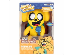 Pelúcia Com Som Mikecrack Amarelo 29 Cm