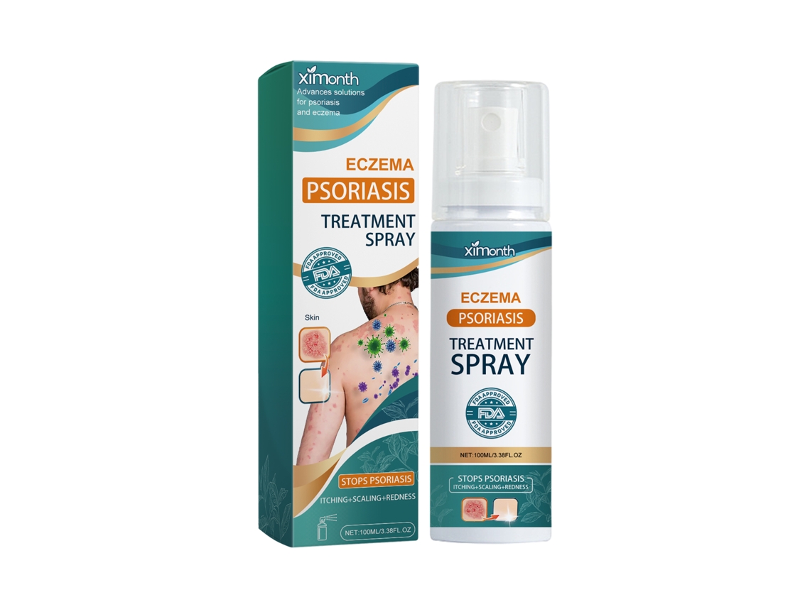 Reparo de Tinea, Spray para Mãos e Pés, Combate Coceira, Vermelhidão e Pele Irritada LAXISCREED