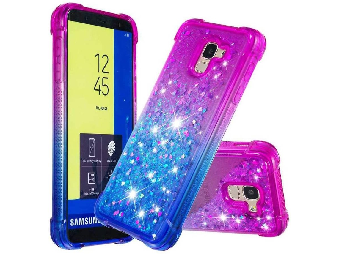 Capa Samsung Galaxy J6 2018 HONGWE. Roxo/Azul
