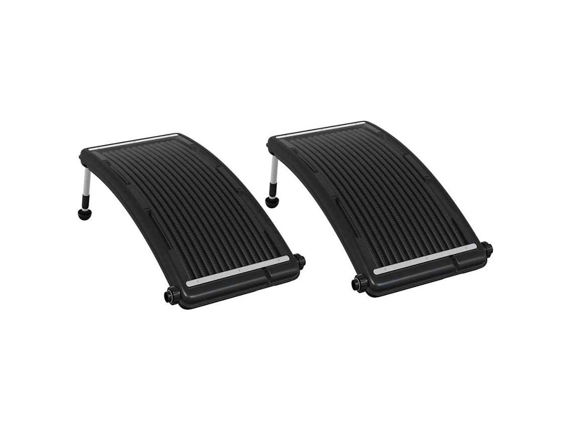 Painéis de Aquecimento Solar Curvos para Piscina 2 Pcs 110x65 Cm MAISON EXCLUSIVE
