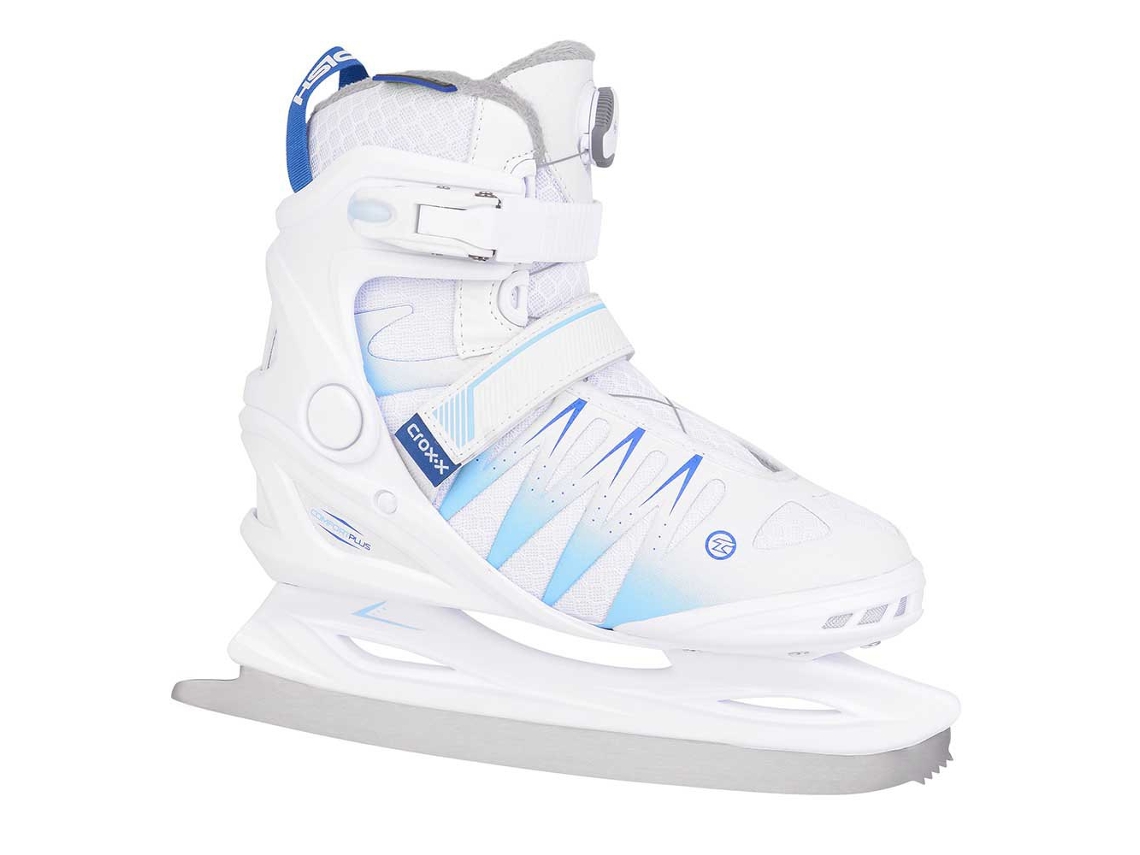 Patins de Gelo Feminino Crox.X Top Branco Eu 38Tempish