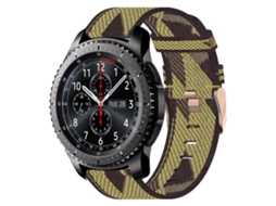 Pulseira De Nylon Trançado De 22 Mm Para Samsung Gear S3 Frontier