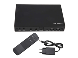 Aetheria switch Divisor Interface Multimídia Hd 4k 60hz 2x2 3d Hdr10 Hdcp2.2 Plug Eu
