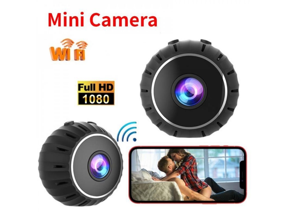 Câmera de Vigilância Wifi Nova Line, Mini X10, 1080p, Visão Noturna, Sem Fio (S/MARCA)