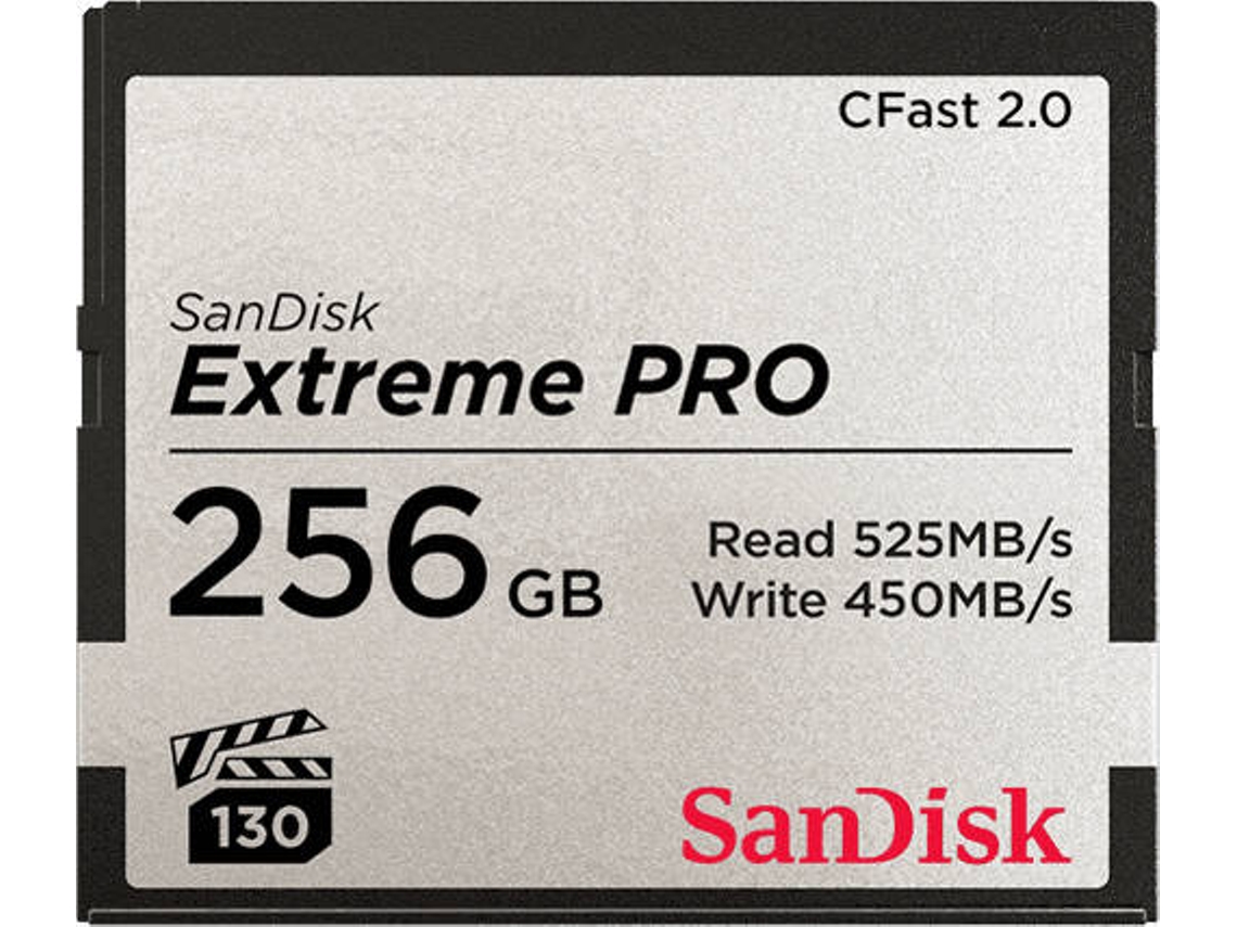 Extreme Pro SANDISK CFAST 2.0 256GB 525MB/s VPG130