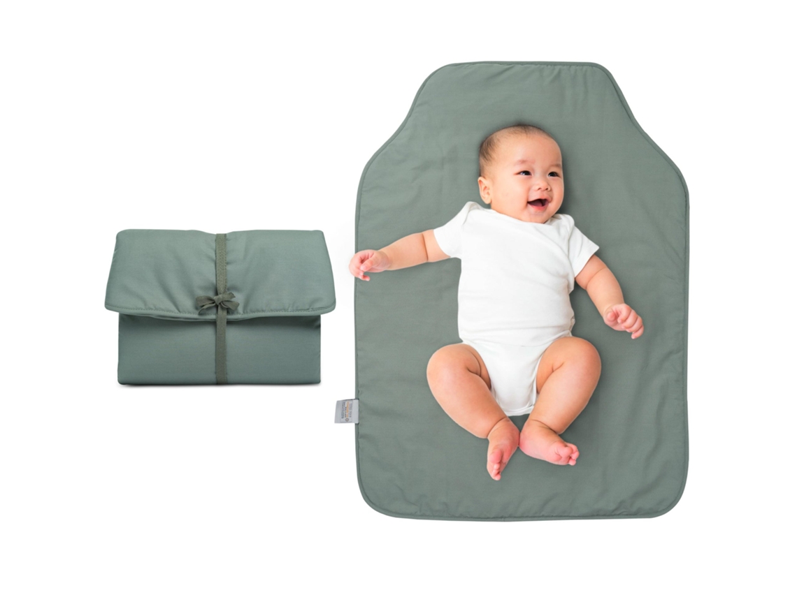 Bolsa De Muda De Bebé Impermeável Para Exterior, Dobrável E Arrumável, Pvc, Tamanho 50x70cm Verde Yuysan