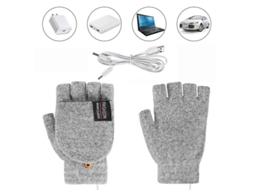Luvas de inverno com aquecimento elétrico USB 2026, com opções de luvas Phalanx de cano curto e longo.