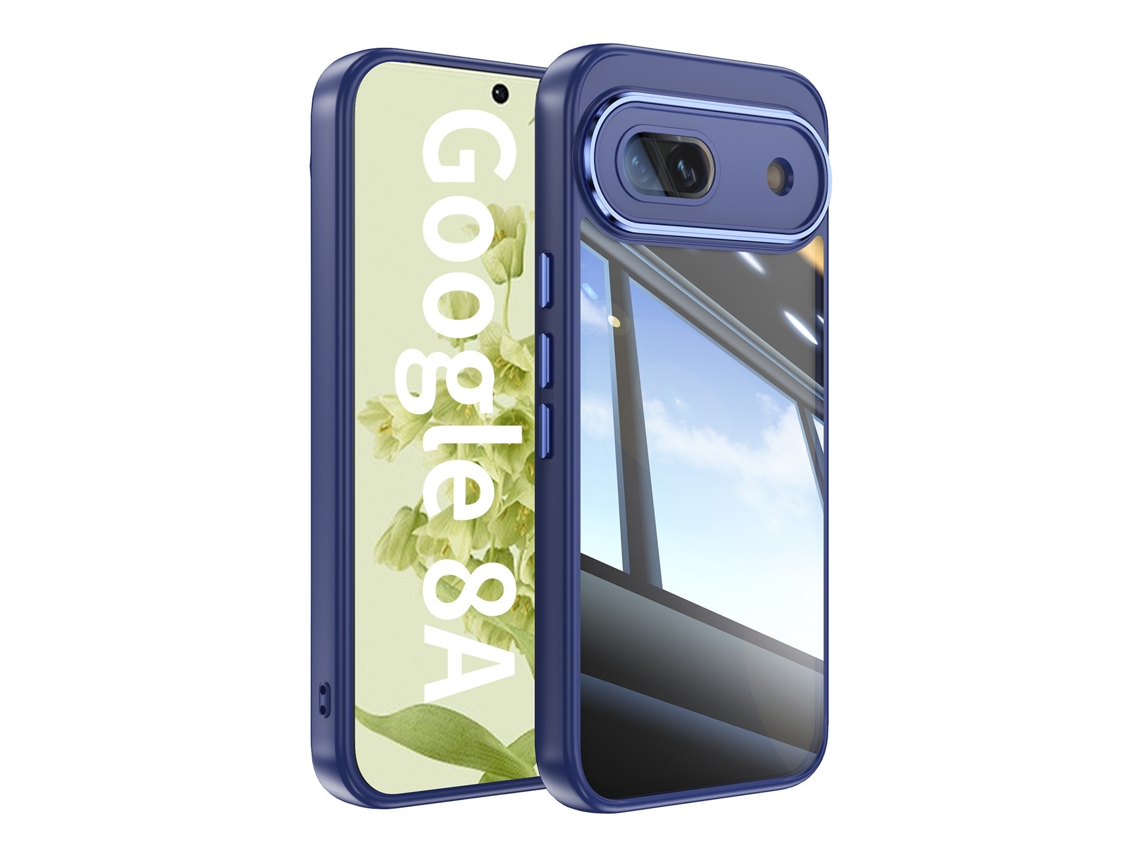 Capa Para Celular Google De Alta Transparência, Com Estrutura Metálica E Proteção Total Contra Quedas.azul, Pixel 10a Pixel 10a
