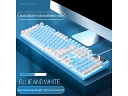 Lurelia Teclado Mecânico 104 Teclas, Usb-c, Com Fio, Cor Vermelho Para Pc, Laptop, Ipad/ios