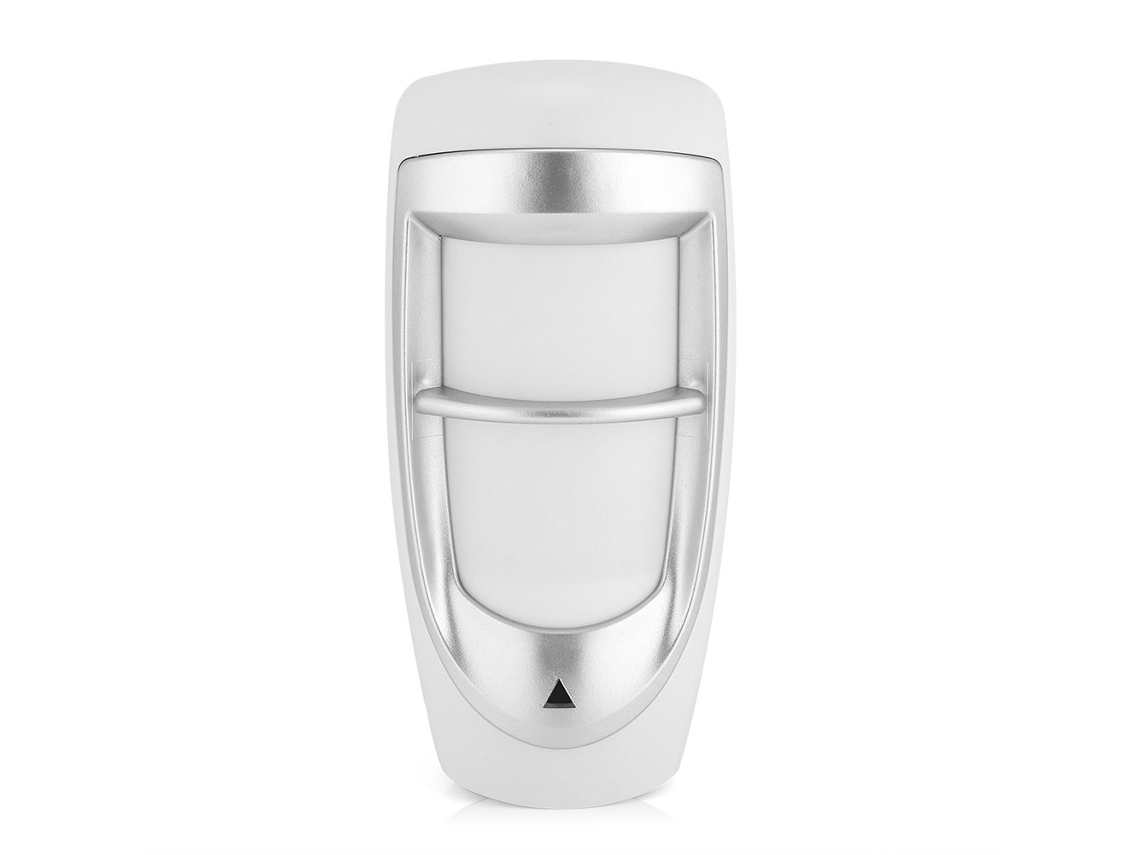 Detector de Movimento Primerox, com Fio, Sensor PIR Duplo, Imunidade a Animais, IP65, Segurança Externa