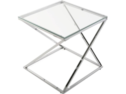 Mesa de Apoio VERSA Trento (Transparente - Vidro)