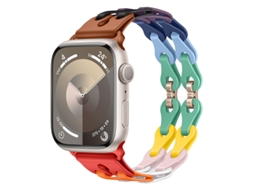 Bracelete Para Apple Watch 38/40/41/42mm Arco-íris Cuich