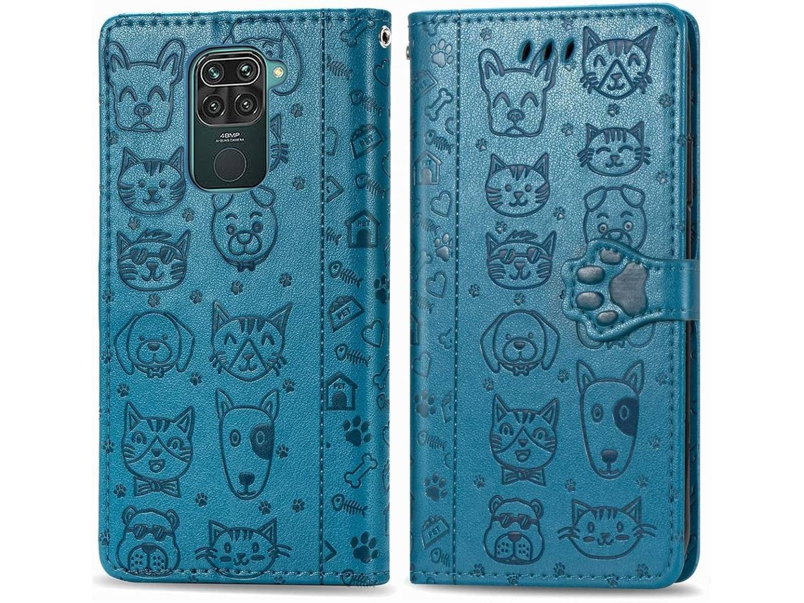Capa Xiaomi Redmi Note 9 HONGWE. Livro Azul