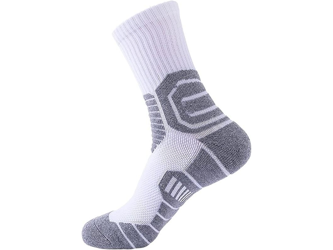 6 Pares De Meias Unisex Absorventes De Suor E Transpiraveis Para Corrida Esportiva Em Algodão
