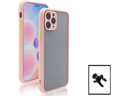 Kit Capa Anti Choque iPhone SE 2022 PHONECARE Rosa