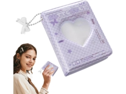 Álbum De Cartões Fotográficos Genérico Com 40 Bolsos - Mini Collect Book 8 X 11 Cm - Em Pvc Impermeável
