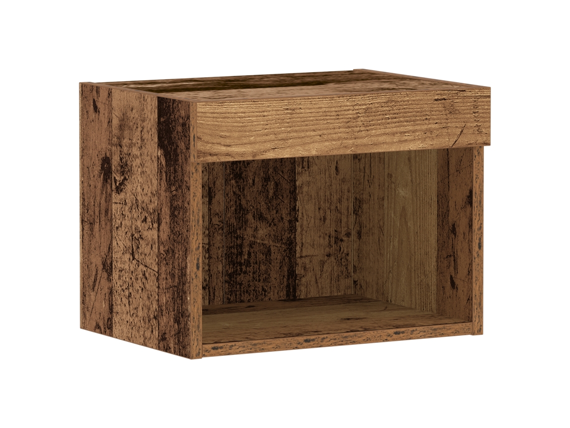 Conjunto 1 Gabinete Para Tv Vidaxl Castanho Derivados De Madeira (40 X 30 X 30 Cm)