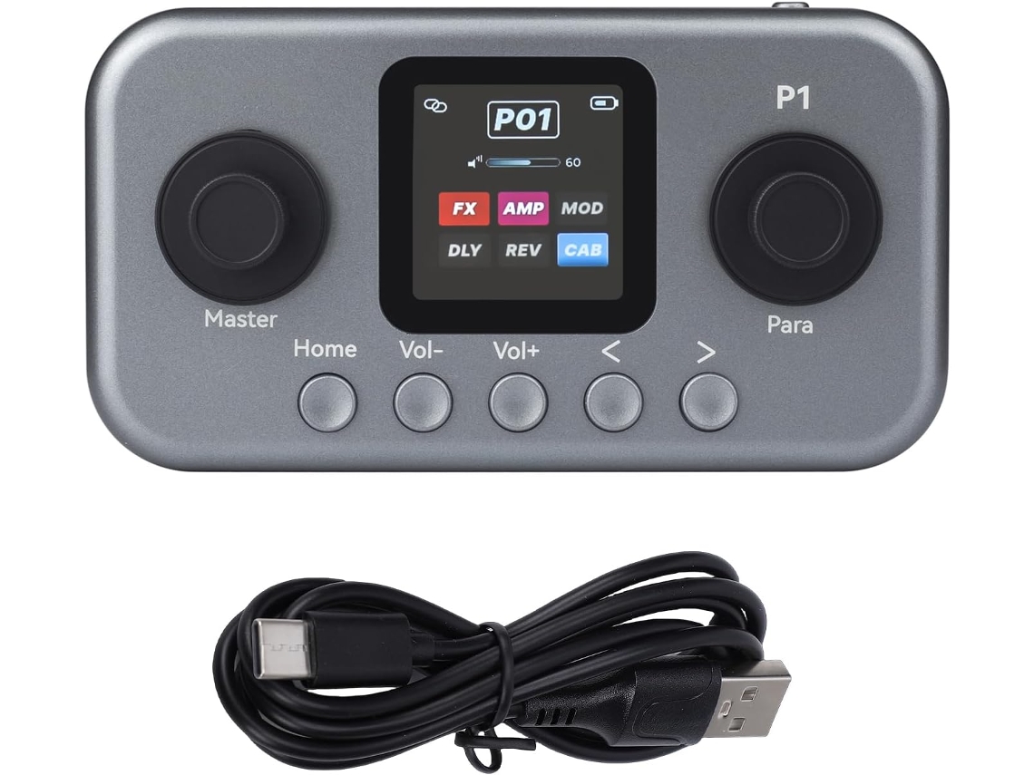 Pedal De Efeitos Para Guitarra Com 6 Módulos De Efeitos, Pedal De Loop