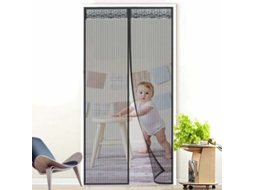Tela Magnética Para Porta, Fechamento Automático, Cortina Anti-insetos, Moscas, Mosquitos, Com Ímãs, Preta (90 X 210 Cm) -