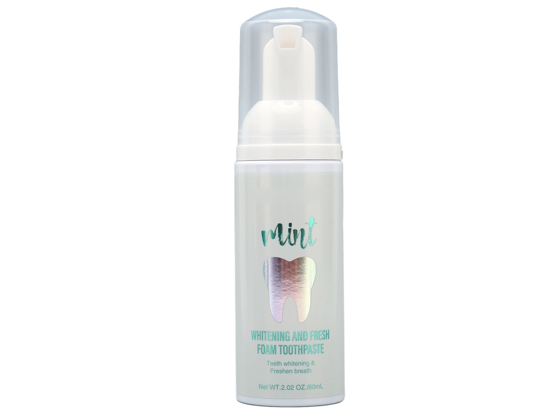Pasta Dentífrica Em Espuma Para Clareamento, Remoção De Manchas E Hálito Fresco, Limpeza Oral, 60ml
