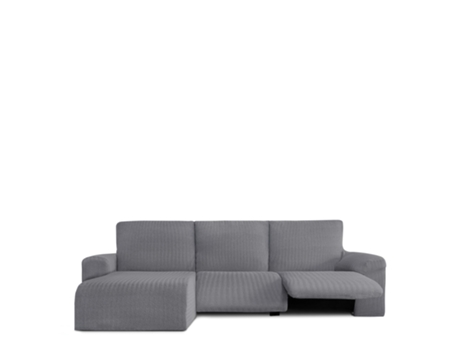 Capa para Sofá Chaise Longue Esquerda Bielástica EYSA (360 x 120 x 120 - Algodão - Cinzento)