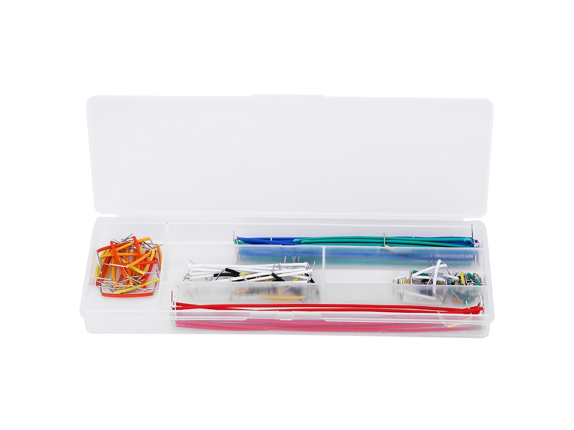 Kit De Fios Jumper U Para Protoboard Sem Solda 140pcs Para Arduino Com Caixa De Armazenamento
