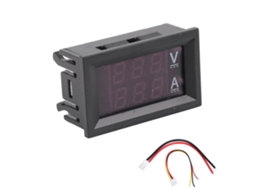 Voltímetro Amperímetro Digital Led Doble Dc 0v-100v 10a Medidor De Voltaje Corriente