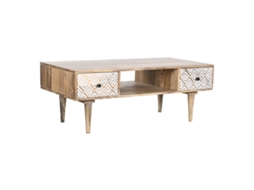 Mesa de Centro DKD Home Decor 120 x 60 x 45 cm Madeira de mangueira
