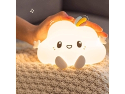 Omni luz Noturna Nuvem Linda para Crianças, 7 Cores Led Mudanças, Silicone Macio, Portátil, Recarregável para Quarto de Bebê