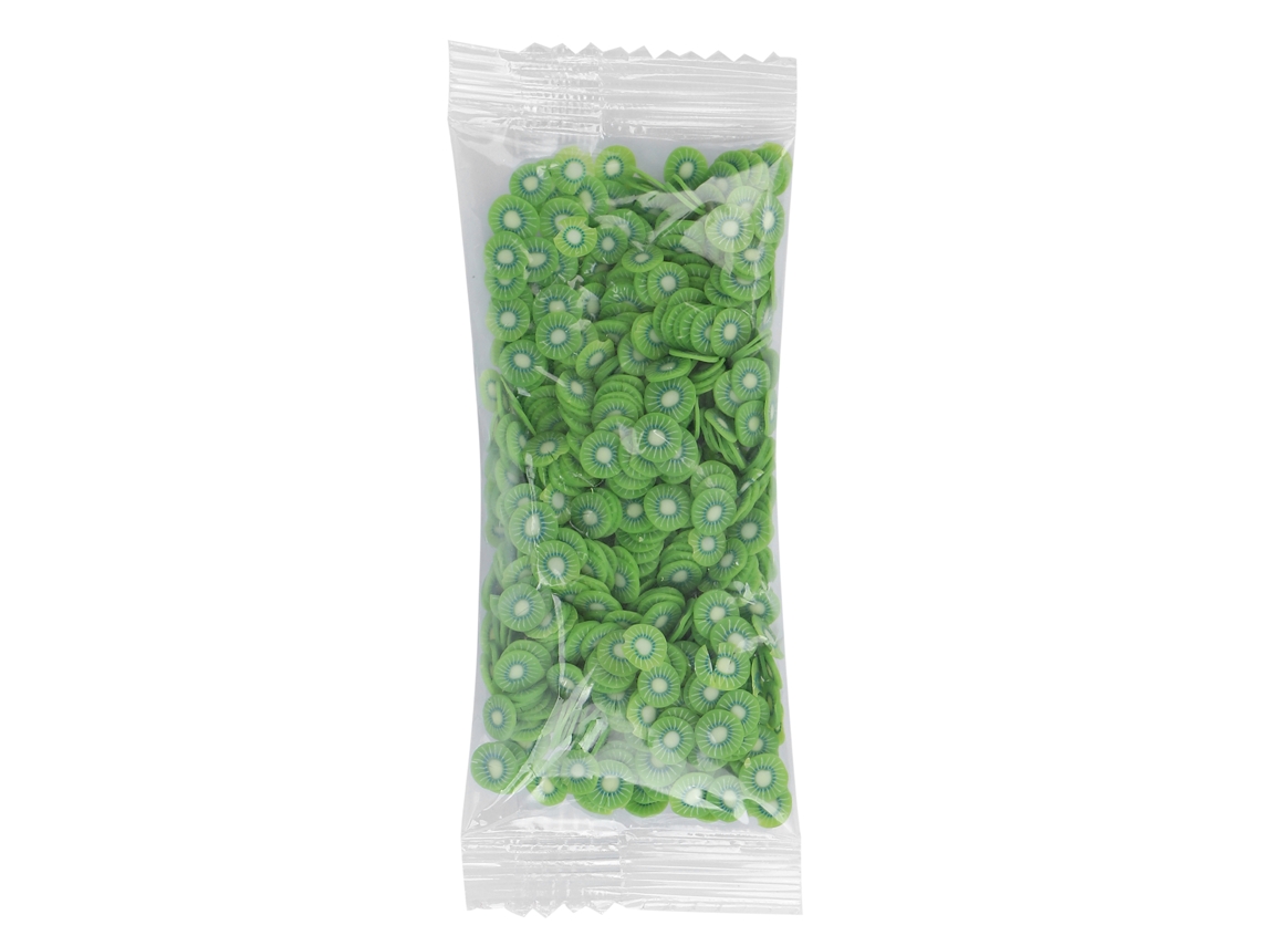 Fatias De Argila Polimérica Para Arte De Unhas Em Forma De Frutas Decorativos Para Unhas Celular Óculos 10g/pacote Kiwi
