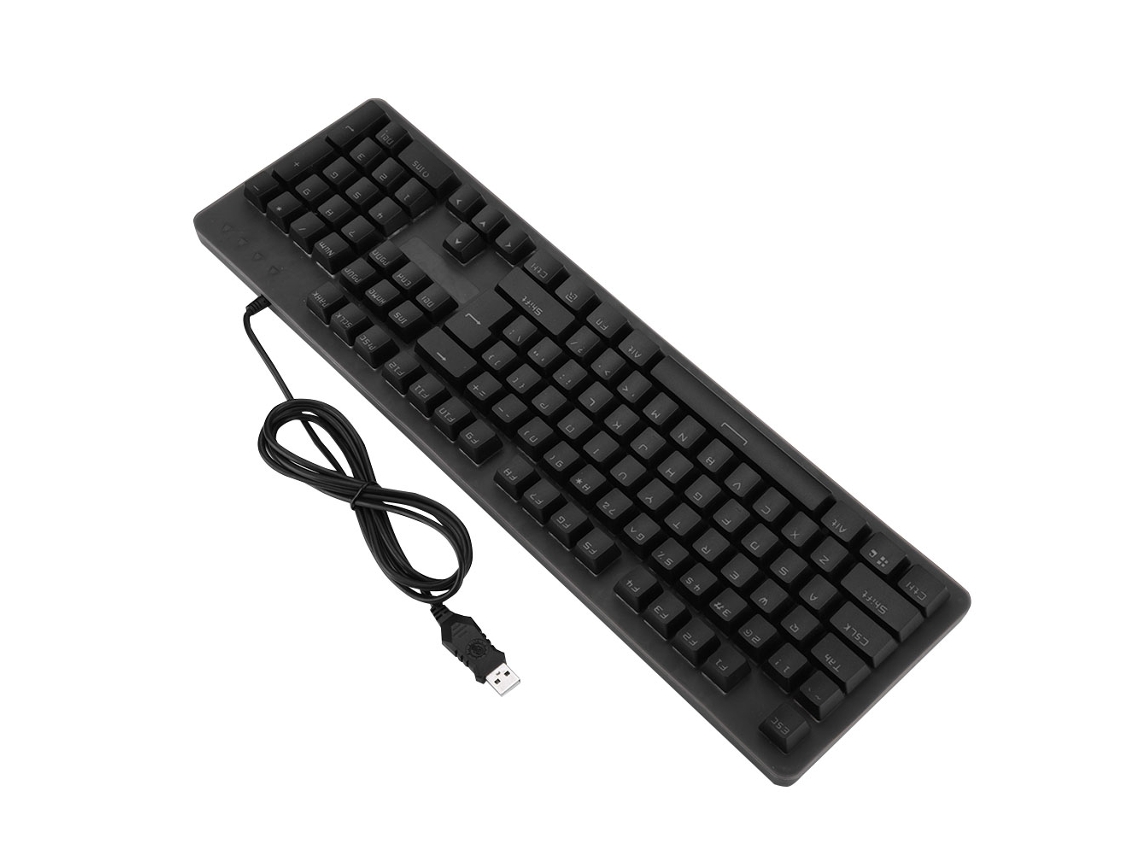 Teclado Mecânico Impermeável Laxiscreed Com Iluminação Led De Alta Performance