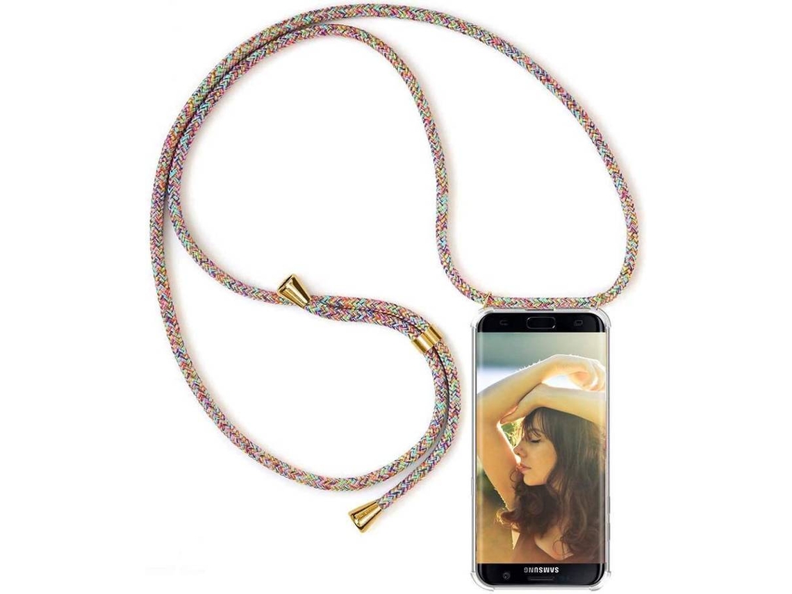 Capa Xiaomi Mi 9 Lite HONGWE. Com corda Transparente, Multicolor