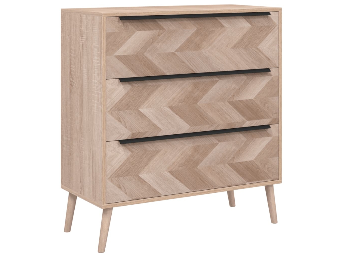 Drawer Cabinet, Drawer Cabinets Finori Marrom Madeira Processada