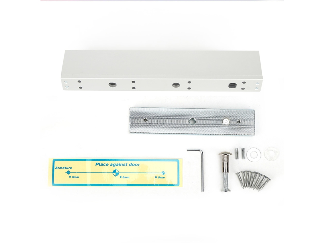 Laxiscreed Fechadura Magnética Dc12v Com Sucção De 280kg E Luz Indicadora Para Porta Única