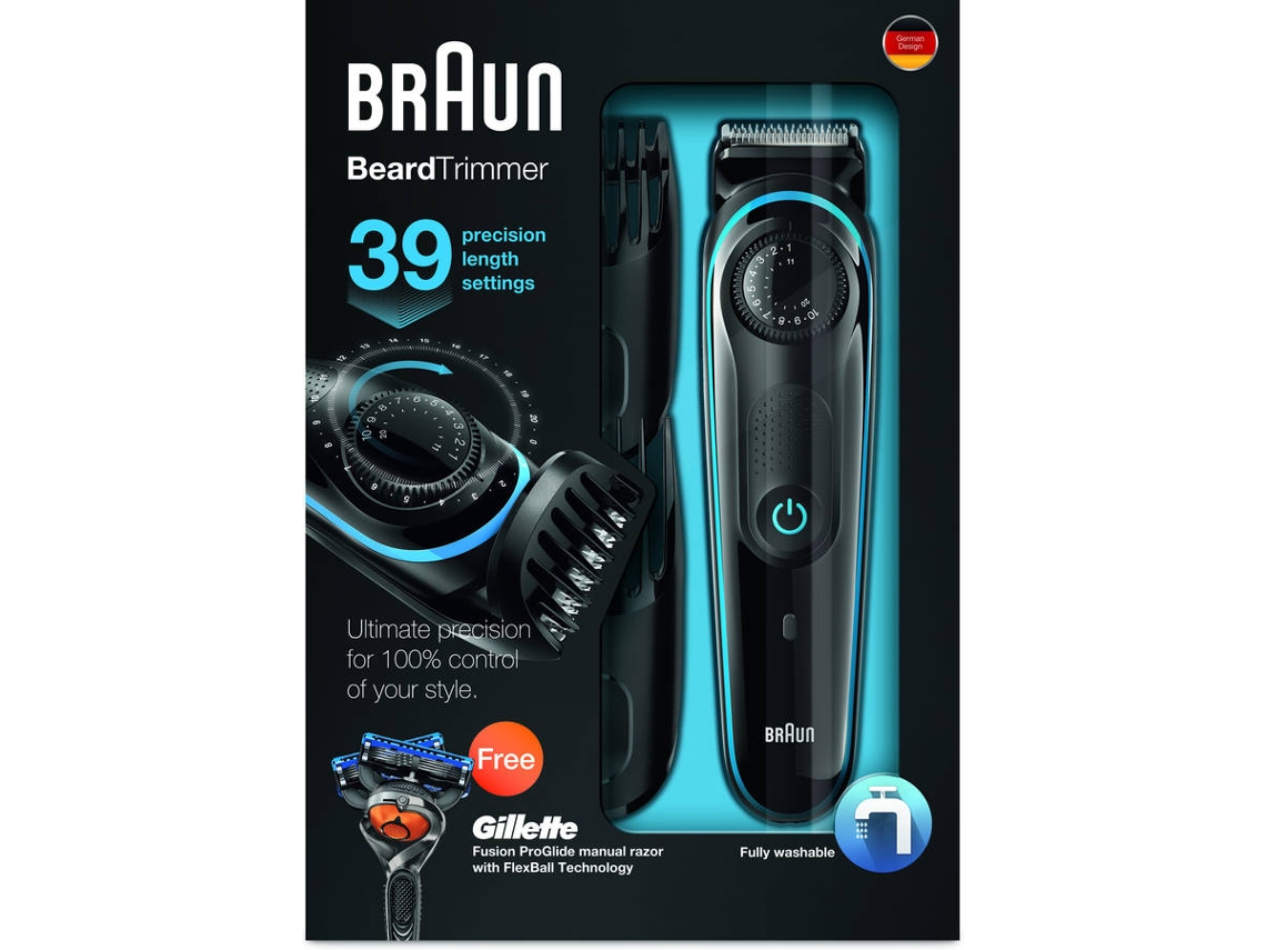 Aparador de Barba BRAUN BT3040 (Autonomia 60 min - Mista - 1 - 20 mm)