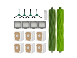Conjunto De 17 Peças De Acessórios Para Aspirador De Pó Plus 504/max 705: Escova Lateral Principal, Filtro E Sacos De Pó.