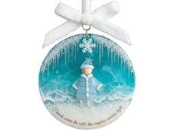 Enfeite Natal Amizade 2d Acrílico Pingente Decorativo Formato Bolsa Externo Peitoris Janelas Jardins Reuniões GOKOCO