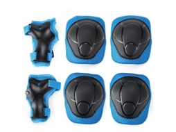 Equipamento de proteção para crianças e adultos, Joelheiras, cotoveleiras e protetores de pulso rosa AQUAFORGE