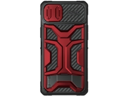 Capa Magnética Para Iphone 14 Plus Em Tpu E Pc Com Fecho Magnético, Vermelho