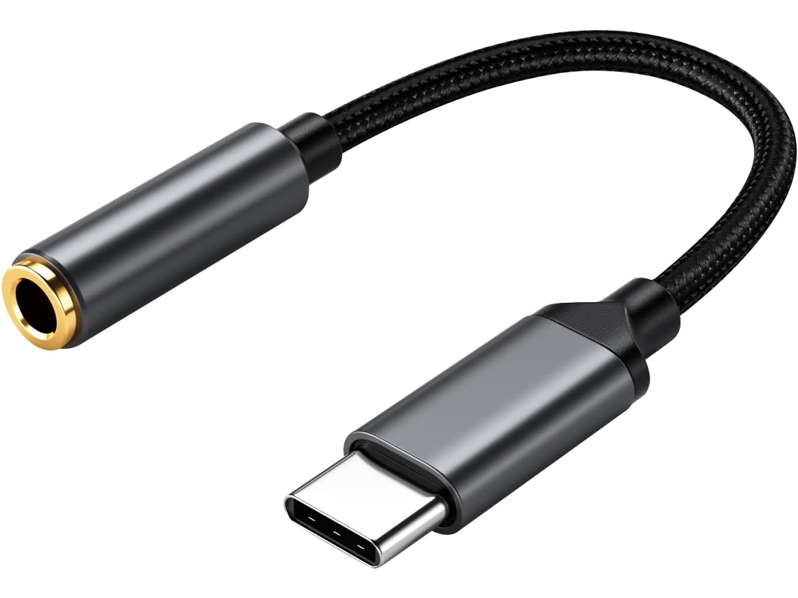 Adaptador De Áudio Tipo C - Conversor Compacto E Para Dispositivos Compatíveis