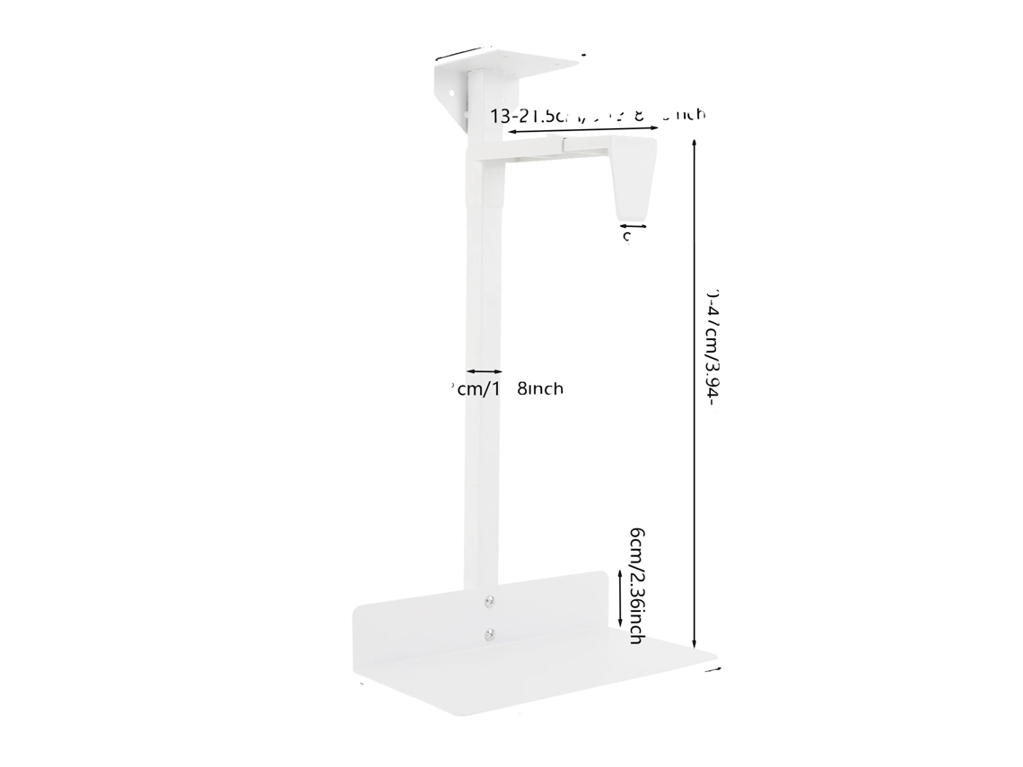 Suporte para computador, altura ajustável, design moderno, branco (OEM)