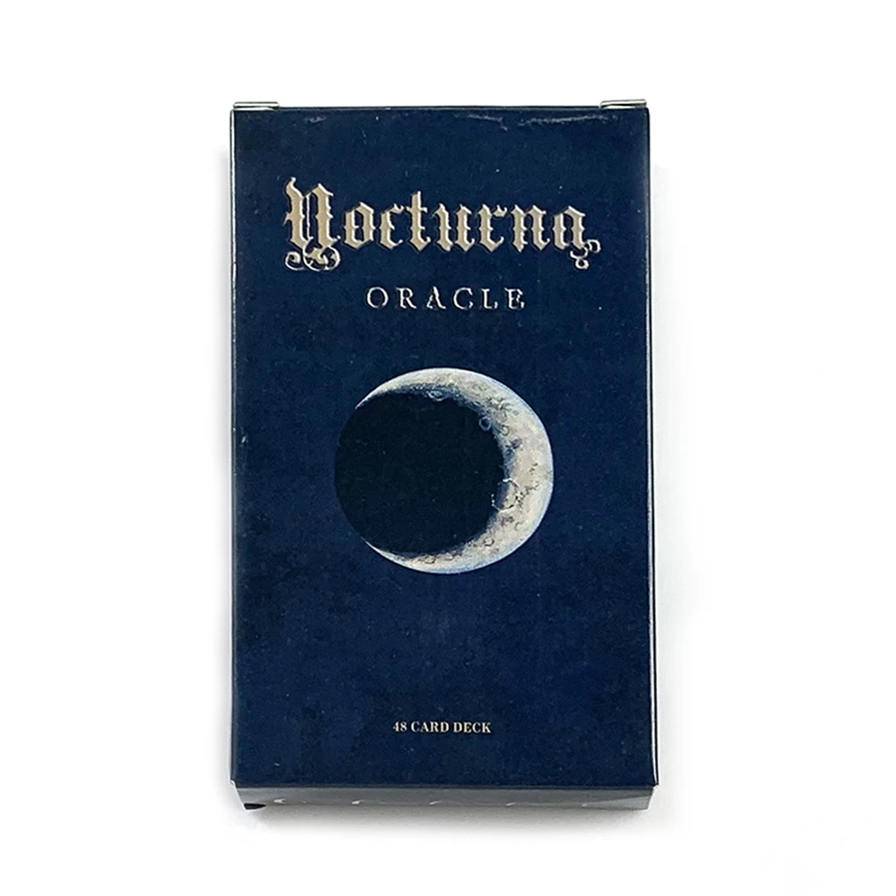 Novo Baralho De Oráculo Nocturne (48 Cartas) Com Um Estilo Artístico Misterioso.