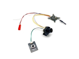 1 Conjuntoslonwake 5.8g 48ch Pit Vtx Transmissor Fpv Ajustável De 25mw 100mw 200mw 500mw Com Câmera Fpv Cmos 1200tvl Para Drones Rc Fpv E Carros Rc