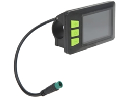 Tela Lcd Para Patinete Elétrico Abs, Painel De Controle Prático, À Prova Dágua, 22,5 Mm, 24 V, 36 V Gokoco