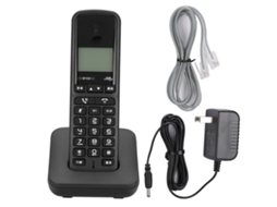 Aetheria telefone Sem Fio Digital W158 com Intercom Gratuito, Chamada Hands free e Tela Iluminada Branca
