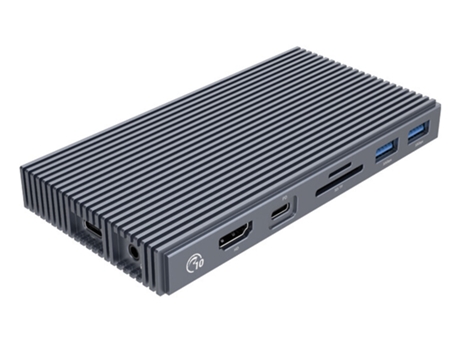 Hub ORICO Cdh-9N 9In1 Type-C a M.2 Nvme Hdmi Aux 3.5Mm 1000Mbps Pd100W Tf/Sd 2Usb3.1 para Huawei Mate40/P50 Samsung S20
