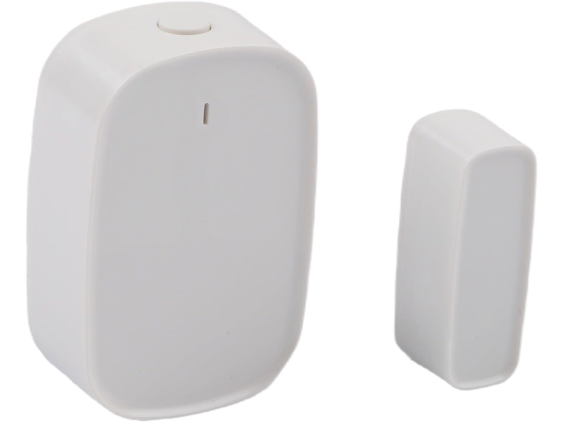 Sistema De Alarme Magnético Sem Fio Tuya Compatível Com Zigbee Para Portas E Janelas, Branco