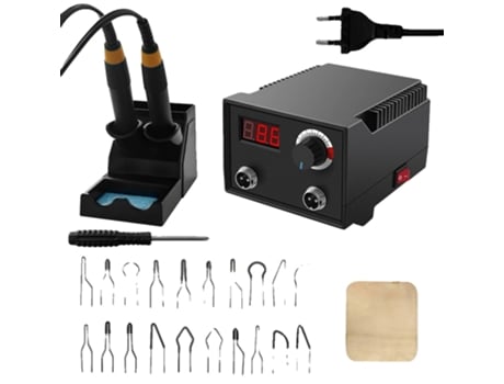 Mã¡quina De Pirã³grafo, Controle De Temperatura Ajustã¡vel, Recursos De Seguranã§a, Plugue Eu Oem
