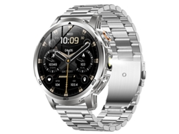 Smartwatch Masculino Ak95 Bateria 1000mah Ecrã 1.85'' Hd Bússola Ip68 (prata)